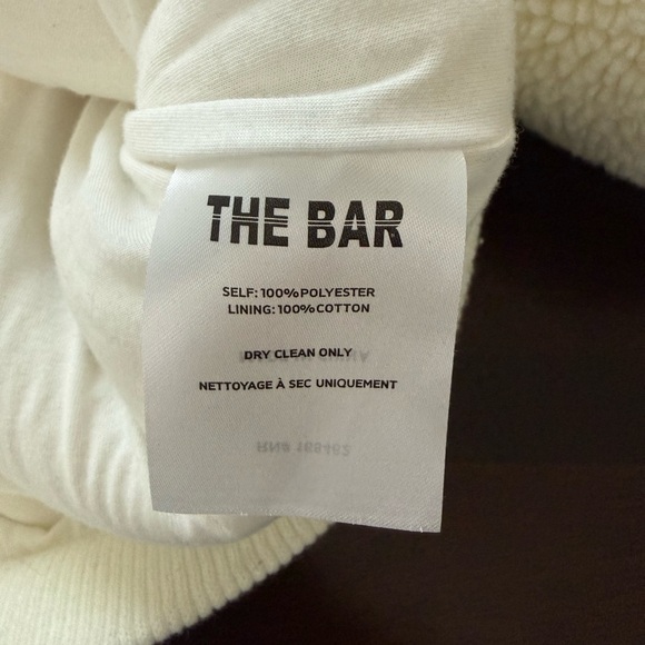 The Bar Cream Sherpa Crewneck Sweater - Picture 7 of 9